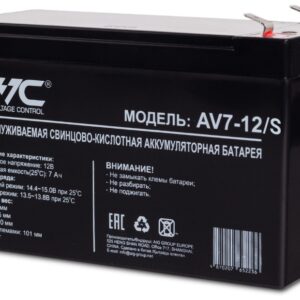 Аккумулятор SVC AV7-12/S для ИБП.